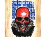 Bjoern Candidus - DER TOD IST SCHICK UND VERLÄSST DAS HAUS / Aquarell auf Papier / 32 x 24cm / 2014