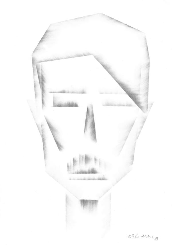 Bjoern Candidus - XX-04 / Kohle auf Papier / 42 x 29,7 cm / 2022