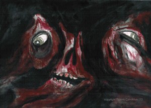 ohne Titel / Aquarell auf Papier / 21 x 14,8cm / 2013