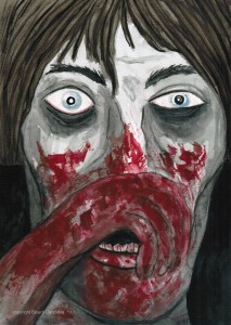 ohne Titel / Aquarell auf Papier / 21 x 29,7cm / 2013