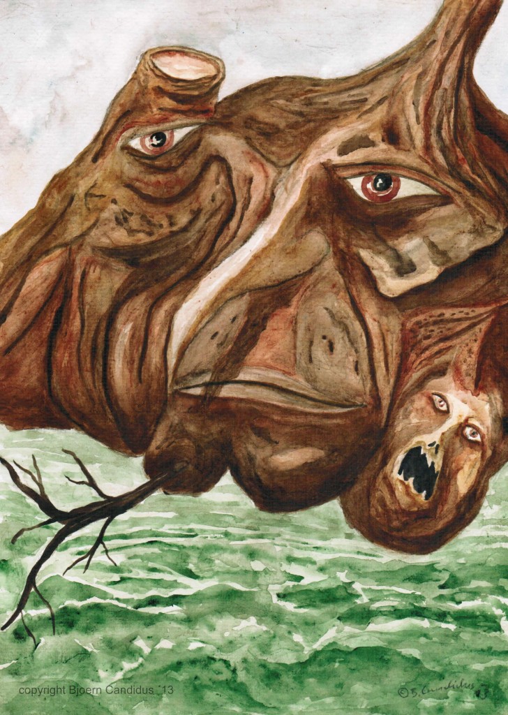 VERBINDUNG / Aquarell auf Papier / 21 x 29,7cm / 2013