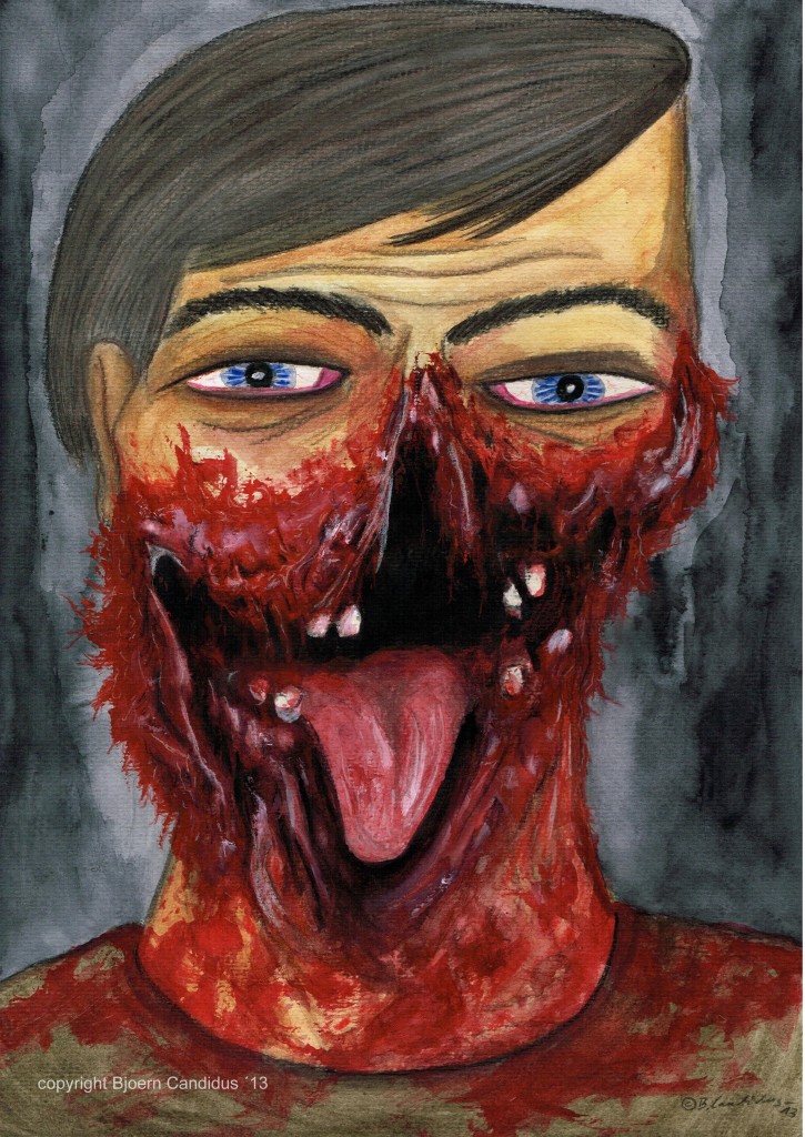 FRANK / Aquarell auf Papier / 29,7 x 42cm / 2013