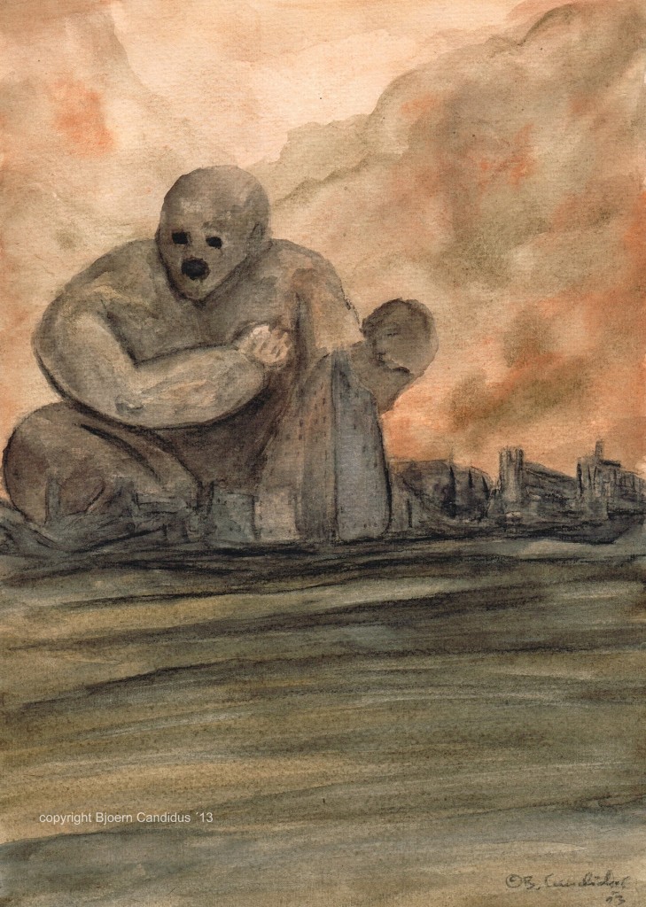 TROTZ / Aquarell auf Papier / 21 x 29,7cm / 2013
