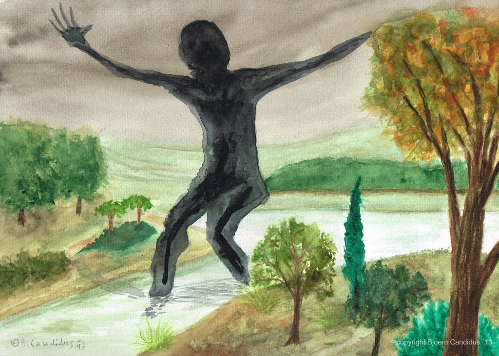 DIE BEFREIUNG / Aquarell auf Papier / 21 x 29,7cm / 2013