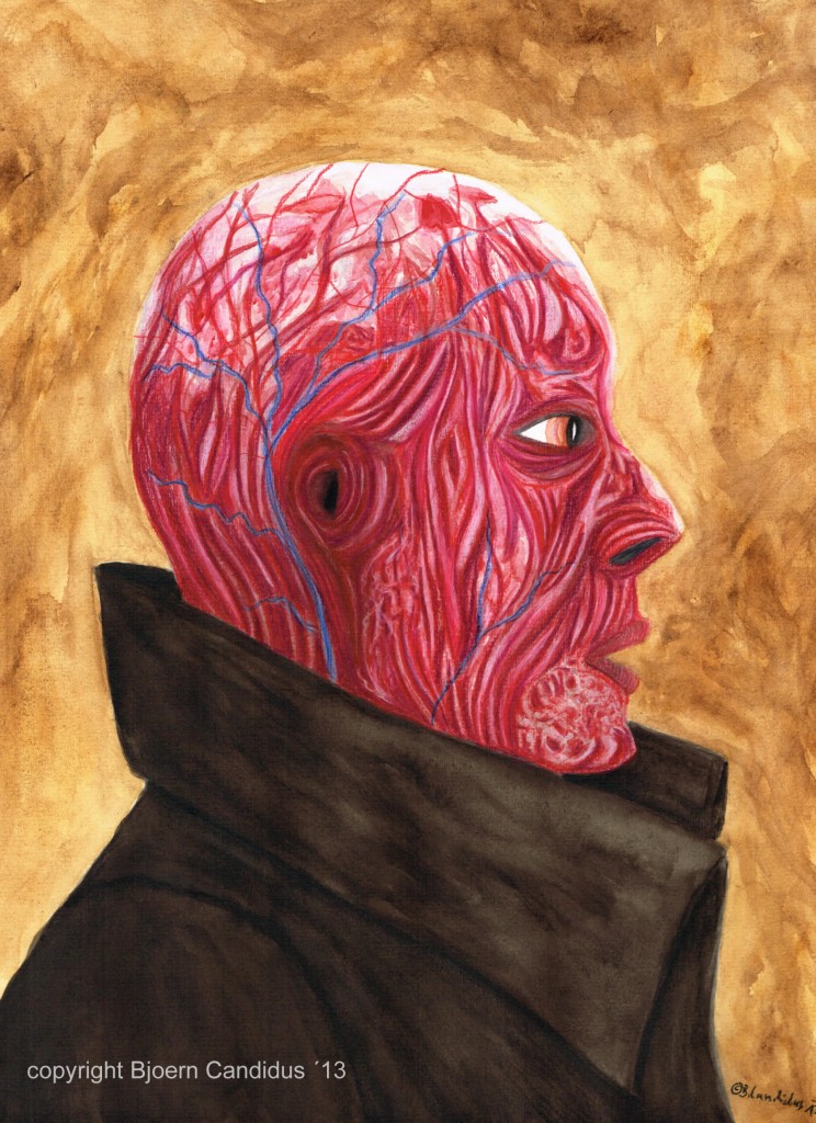 HARALD HAUTLOS / Aquarell (Flüssig + Stift) auf Papier / 30 x 40 / 2013