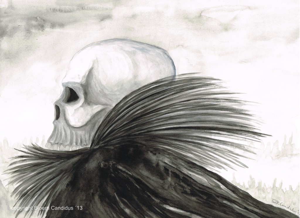 SCHNELL ZURÜCK / Aquarell auf Papier / 30 x 40cm / 2013
