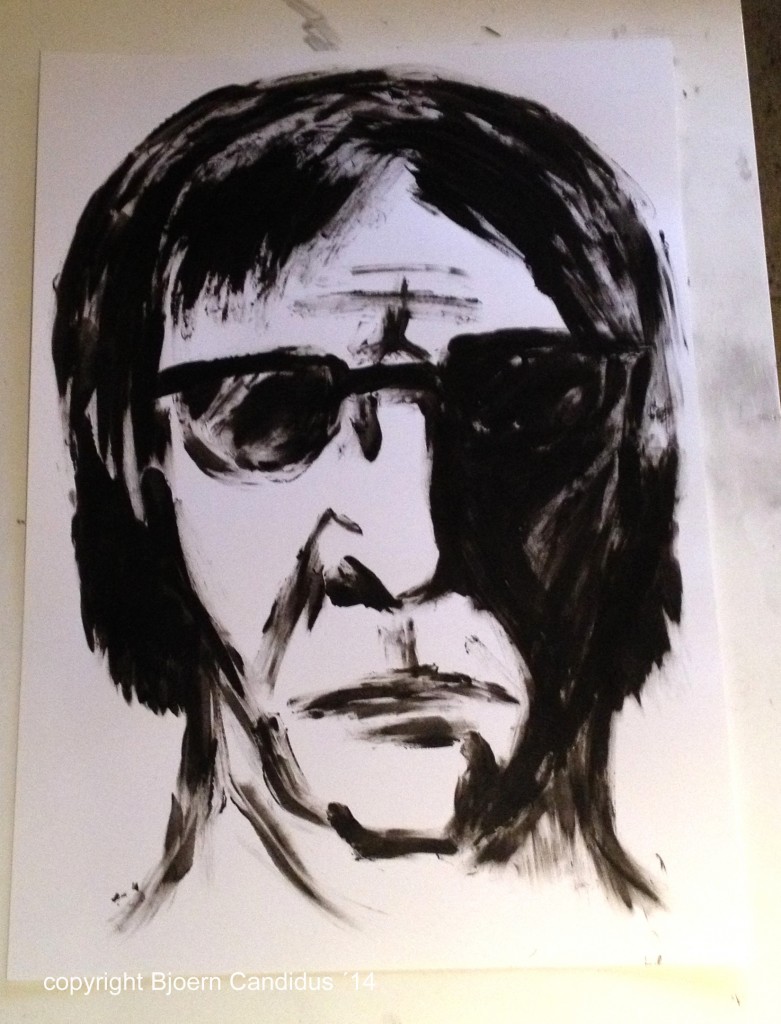 EMILIO / Acryl auf Papier / 45,0 x 32,0cm / 2014