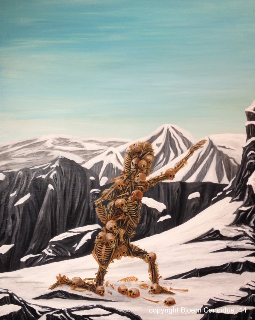 WIEDERGEBURTEN / Acryl auf Leinwand / 50,0 x 40,0 cm / 2014