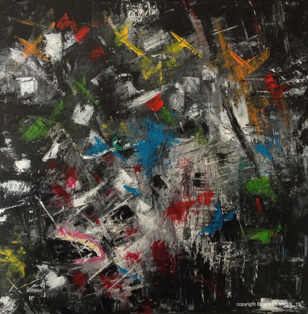 INTEGRATION: FEHLGESCHLAGEN / Acryl auf Leinwand / 40,0 x 40,0 cm / 2015