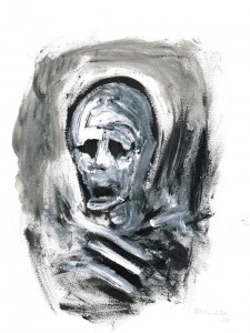 LEOPOLD / Acryl auf Papier / 32,0 x 24,0 cm / 2015
