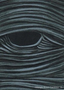 NACHTSTÜCK (4) / Farbstift auf Papier / ca. 14,5 x 10,0 cm / 2015