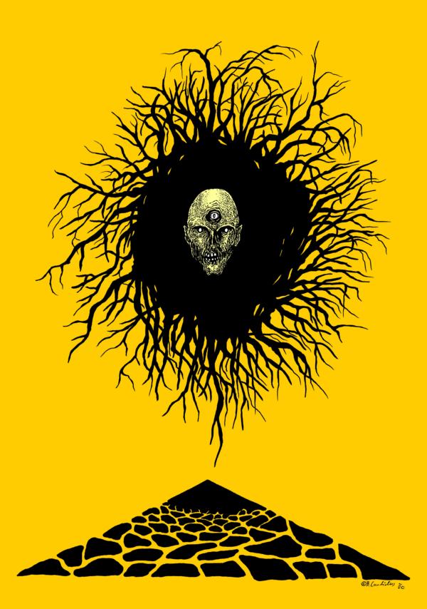 Bjoern Candidus
DIE SONNE (Farb-Version) 
Zeichnung, digital bearbeitet 
2020