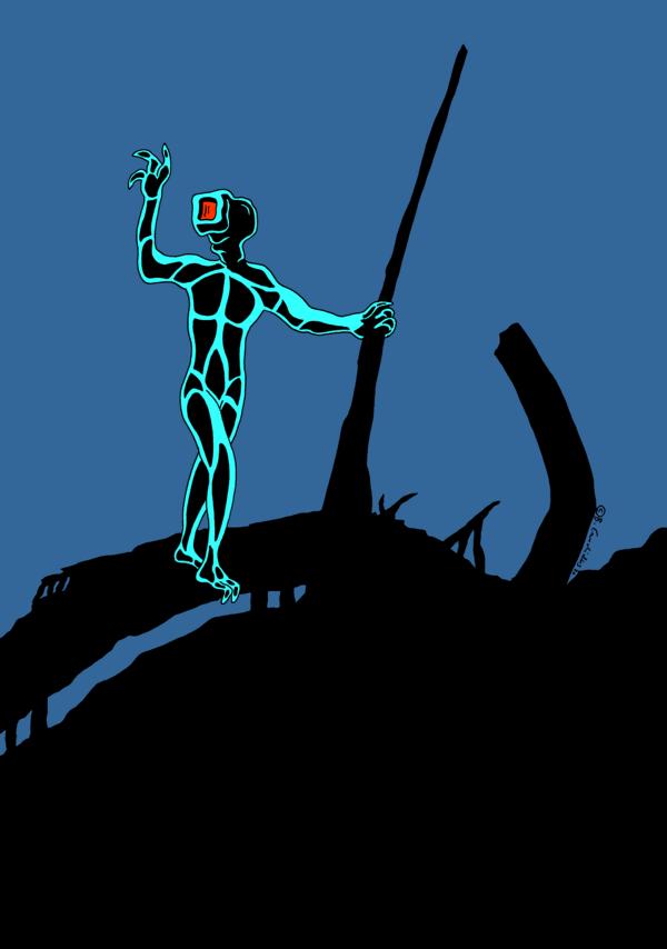 Bjoern Candidus 
D´XY
Zeichnung, digital bearbeitet
2020
