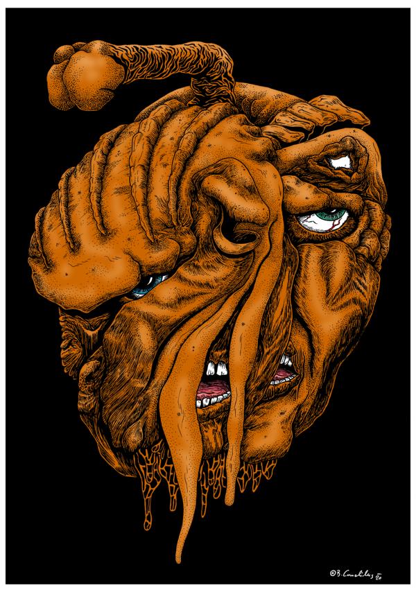 Bjoern Candidus
DIE PHANTASTISCHE RÜCKKEHR VON KLAUS UND KLAUS
Zeichnung, digital bearbeitet
2020