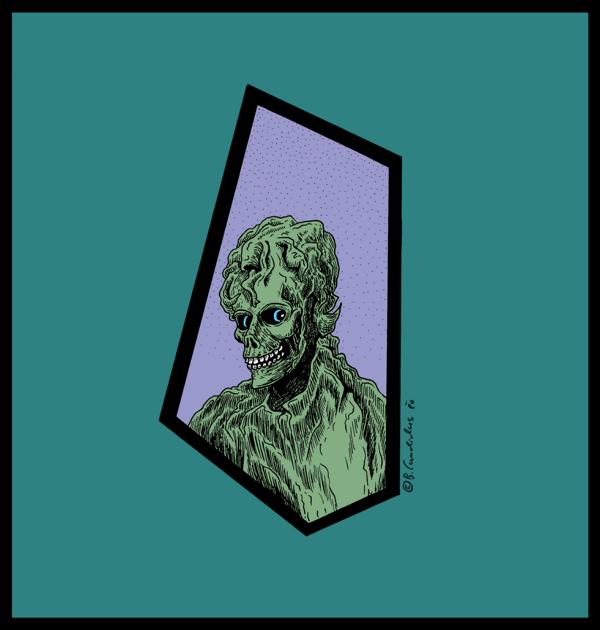  Bjoern Candidus
TANTE ADELE LEBT 
Zeichnung, digital bearbeitet
2020