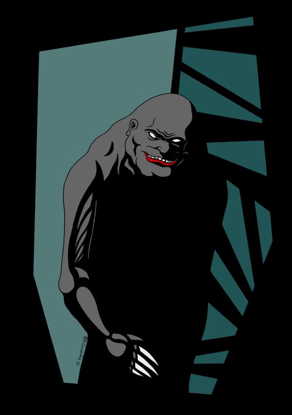 Bjoern Candidus 
OLGOR (Colorierte Version)
 Zeichnung, digital bearbeitet 
2020