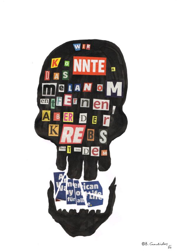 Bjoern Candidus - Ohne Titel / Collage auf Papier / 42,0 x 29,7 cm / 2020